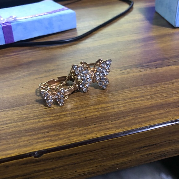 Butterflies rings - Picture 1 of 2